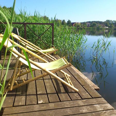 Ezerkiemis Hotel Trakai Bagian luar foto